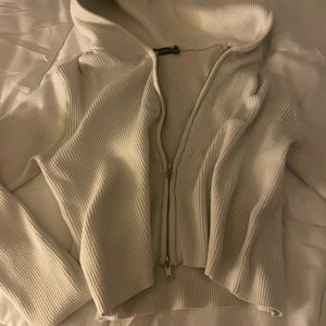 Brandy Melville Cropped Zipup